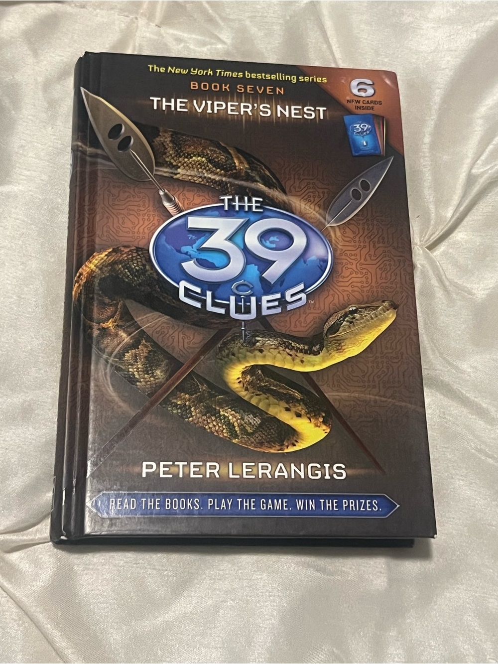 The 39 Clues: The Viper's Nest by Peter Lerangis - Brown/Yellow Hardcover